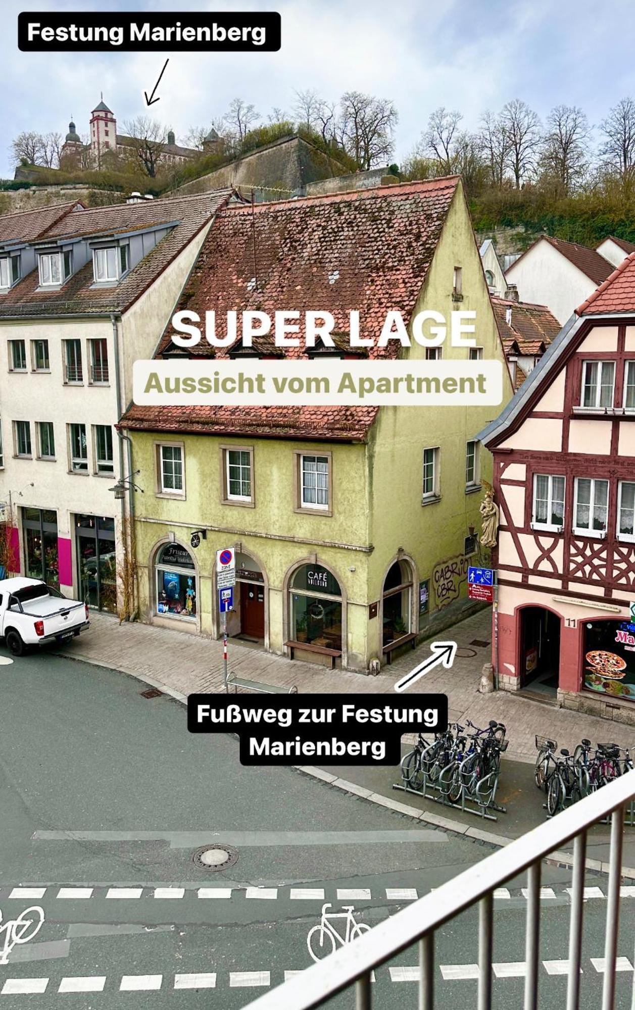 Wohnung Alte Mainbruecke - Gratis Kaffee - Netflix - Balkon Wurzburgo Exterior foto